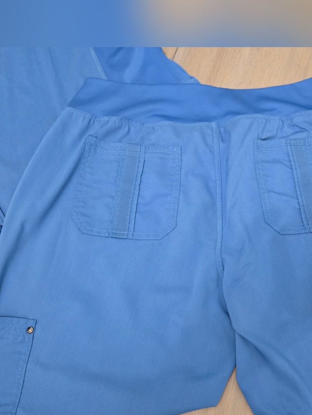Healing Hands Purple Label Yoga Scrubs Set XL Top LP Pants - Picture 5 of 14